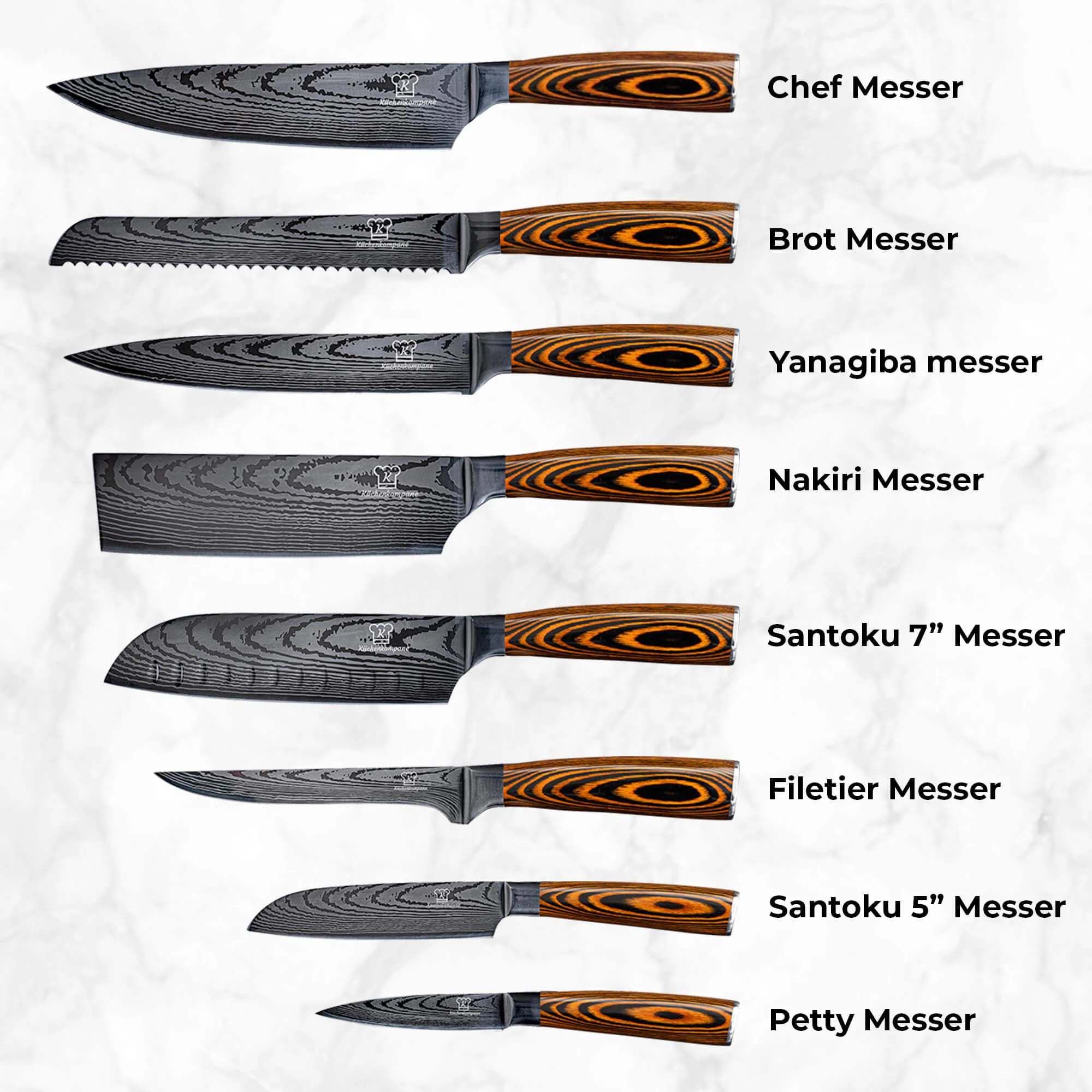 Akarui Messerset Premium 8-teilig - Image 5