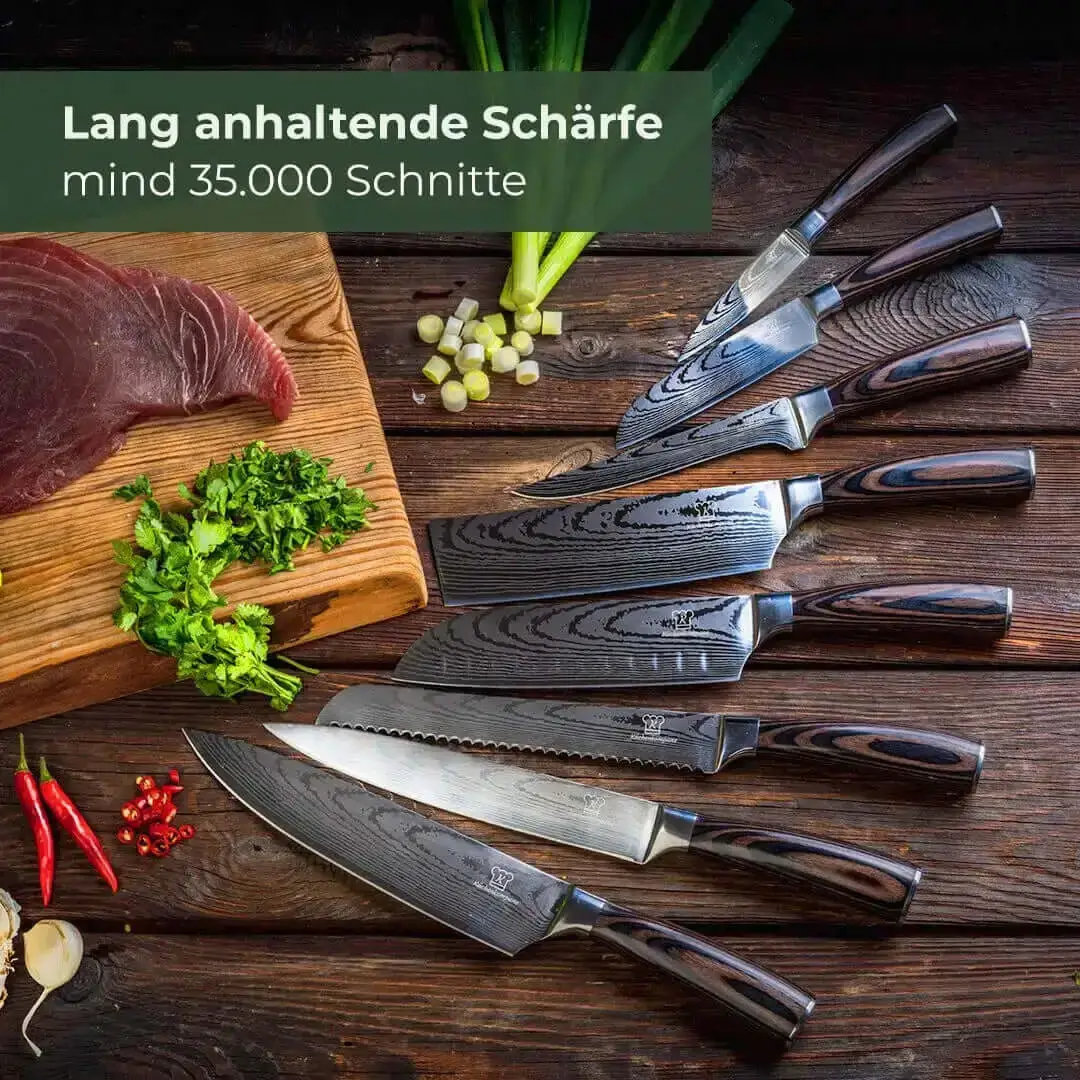 Asiatisches Messerset Premium 8-teilig - Image 5